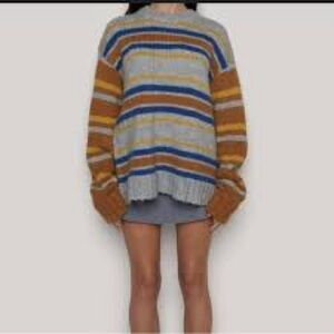 Guizio oversized wool blend sweater size XS/SM Like new